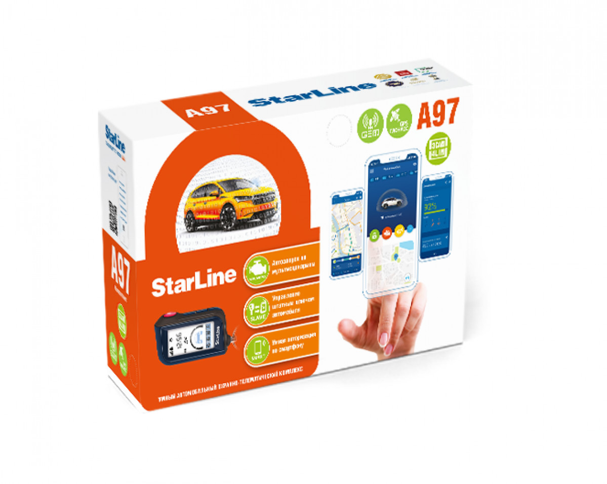 Автосигнализация StarLine A97 GSM/GPS купить за 37 150 ₽ с доставкой по  России