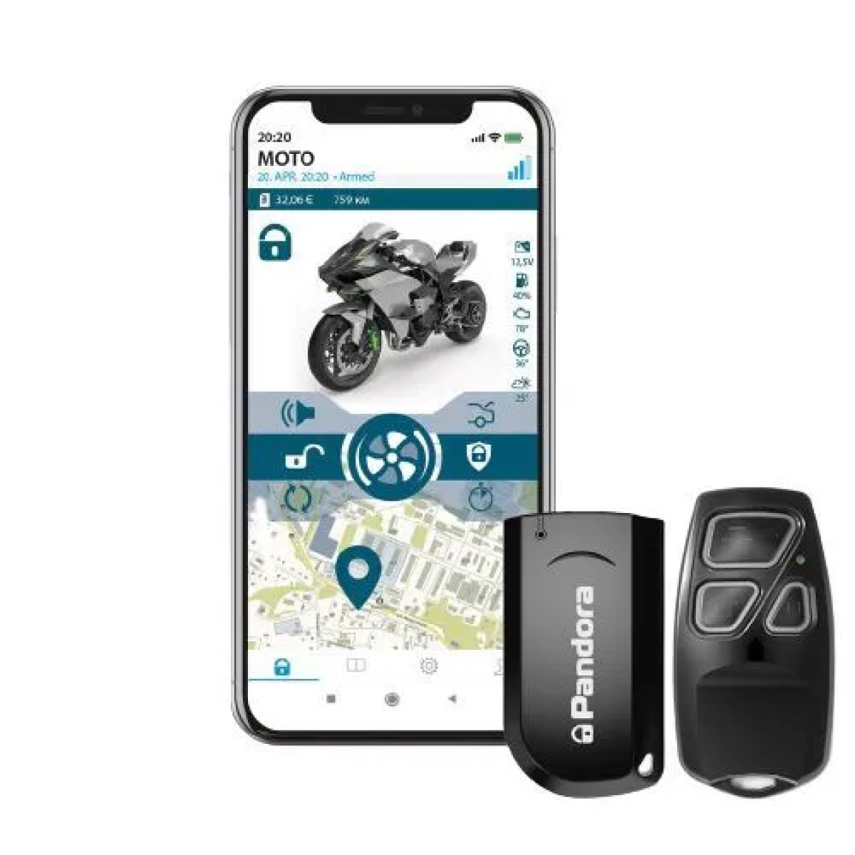 Мотосигнализация Pandora MOTO EVO BT LTE+GPS купить за 28 500 ₽ с доставкой  по России