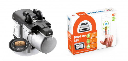 StarLine A93 2CAN+2LIN + Webasto Thermo Top Evo Start 5 кВт (дизель)